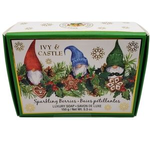 Ivy & Castle Sparkling Berries Luxury Soap 150g New